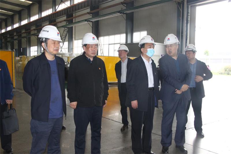 国家粮食和物资储备局河南局分党组副书记、副局长李强一行莅临公司调研
