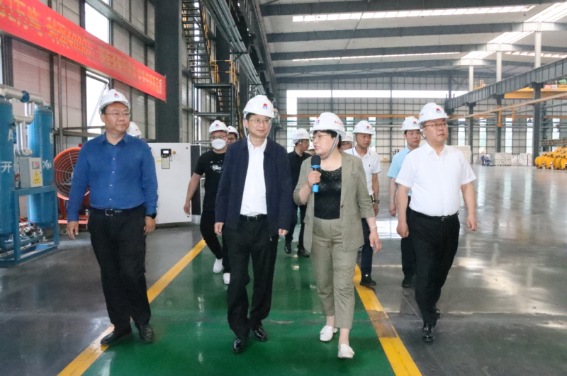 贵阳市政协副主席、清镇市委书记付涛一行到明泰铝业考察